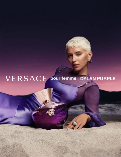 who is the model for versace dylan purple|Versace dylan purple notes.